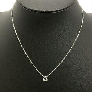 Tiffany Co Open Heart Necklace Silver Elsa Peretti